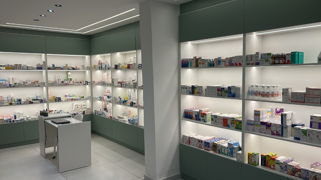 Pharmacare pharmacy service counter